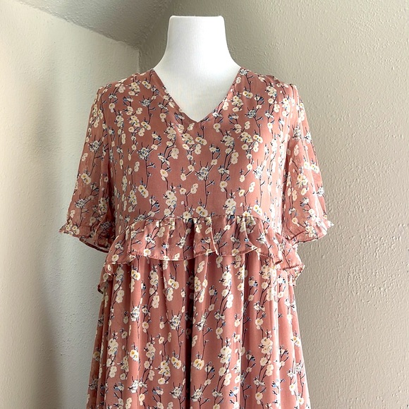 EUC Piper and Scoot Floral Lined Maxi Dress - Picture 3 of 7